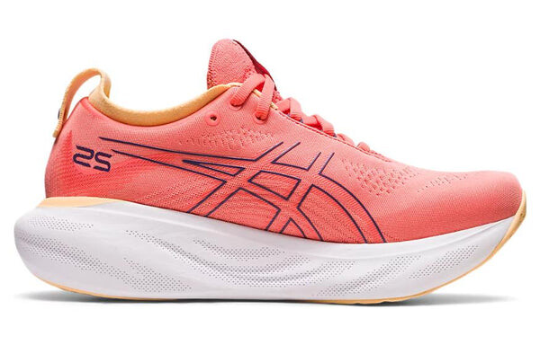 Кроссовки гель нимбус 25 Asics, фиолетовый — фото 2