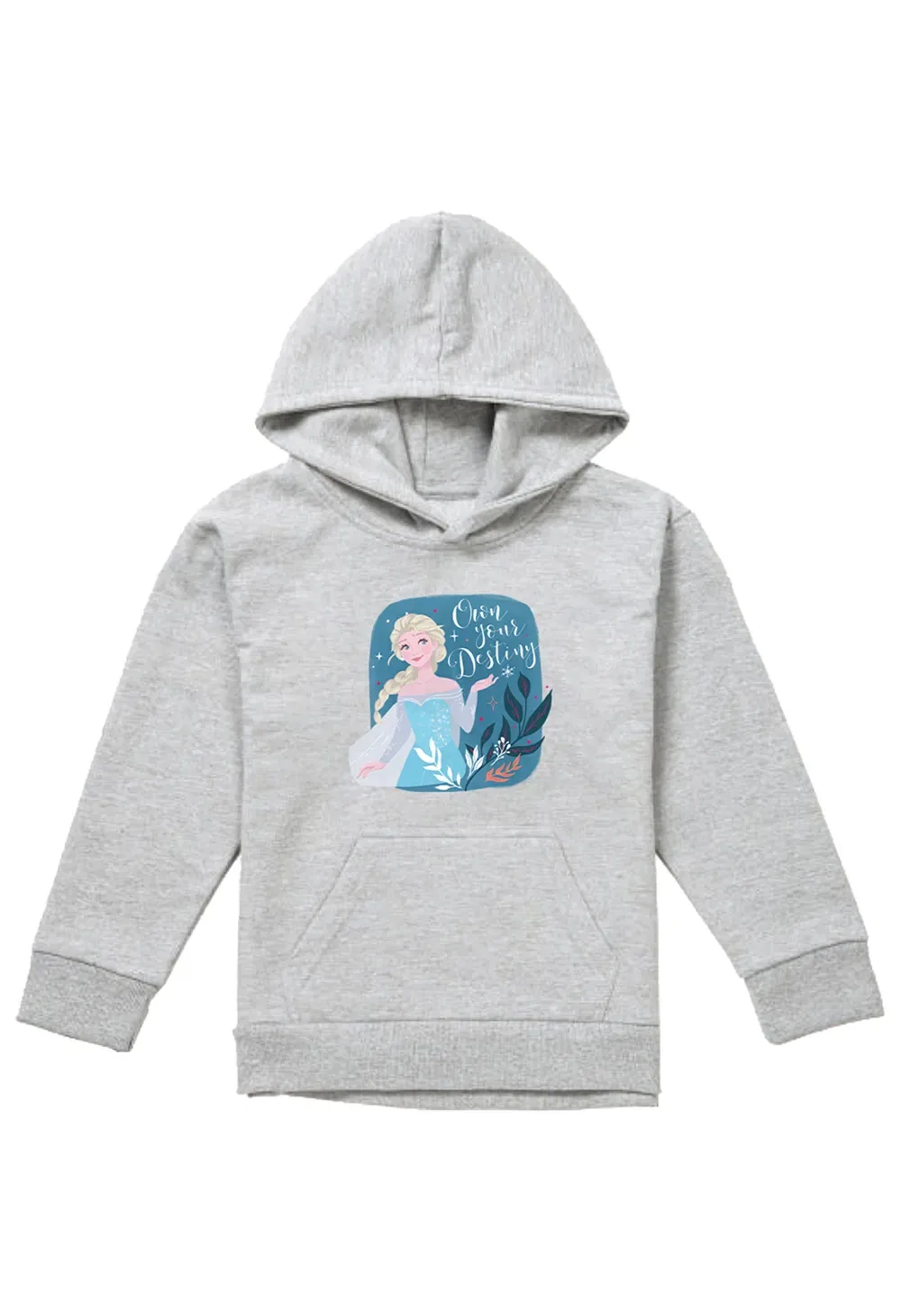 Детский худи Disney Frozen Elsa, серый