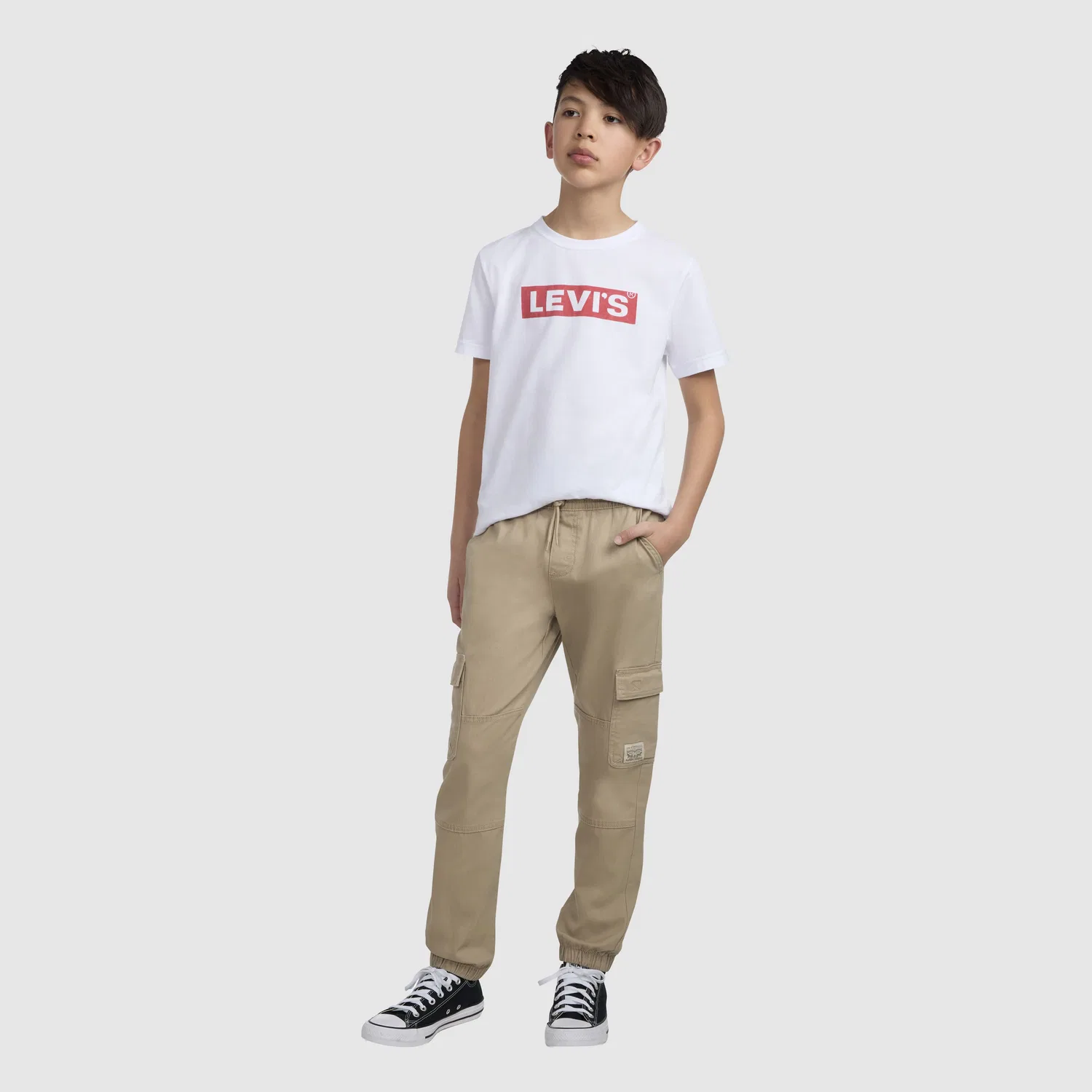 Свободные спортивные брюки-карго для мальчиков 8-20 лет Levi's, Brown — фото 2