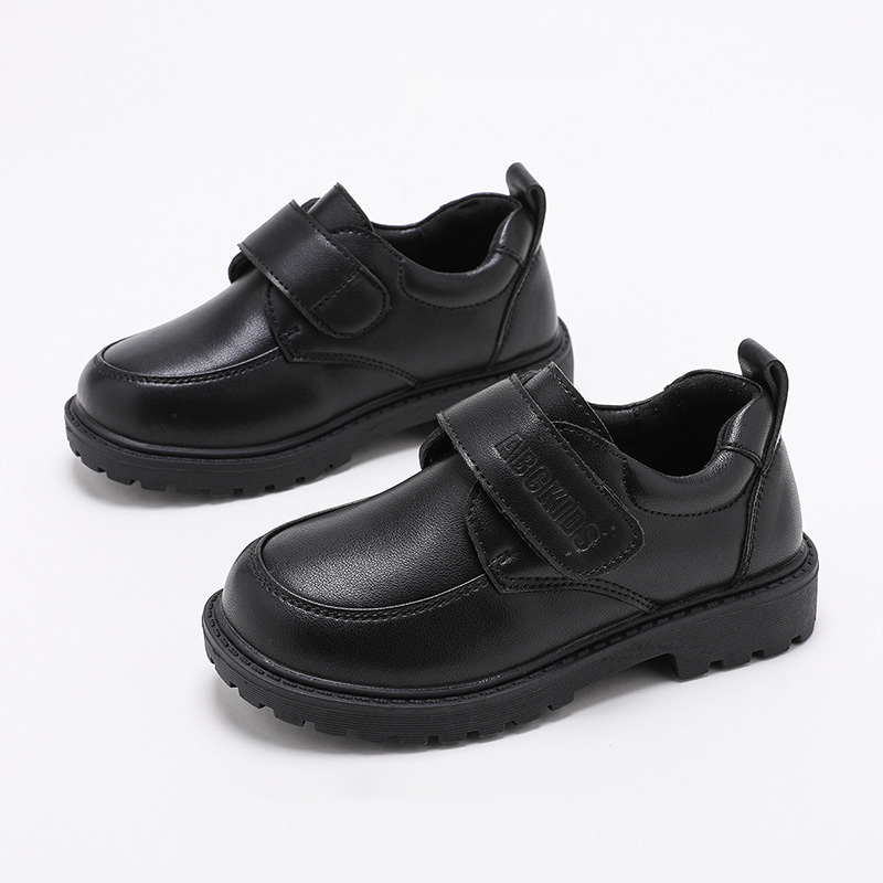 ABC KIDS Легкие амортизирующие детские кожаные ботинки black/matte kids' — фото 3