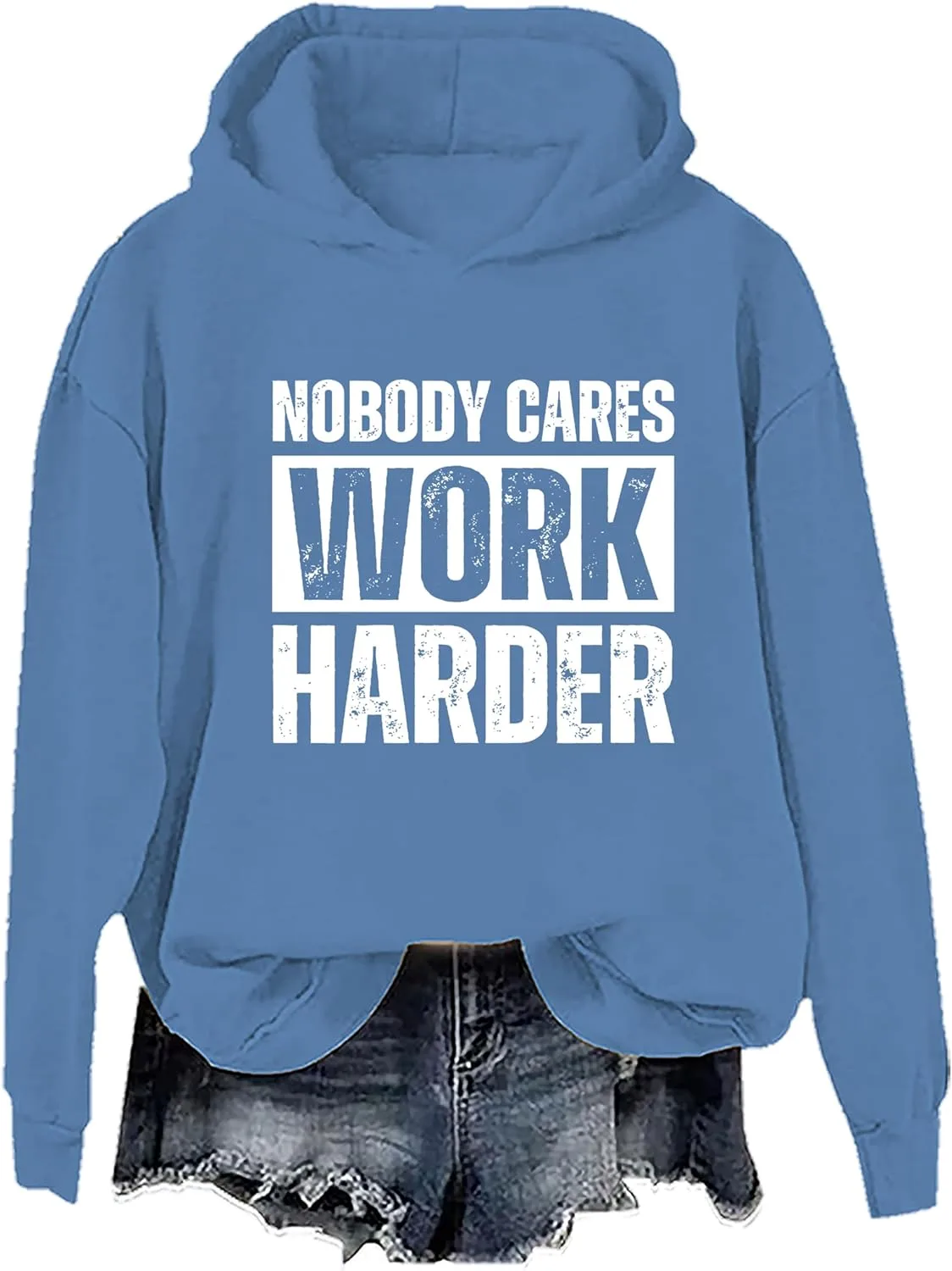 

Толстовка с капюшоном Nobody Cares Work Harder