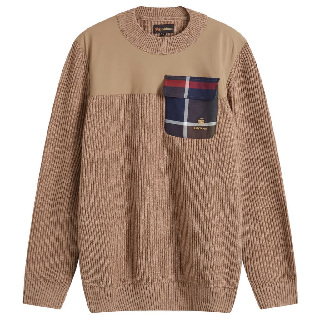 

Джемпер вязаный X Baracuta Miller Barbour, цвет tan