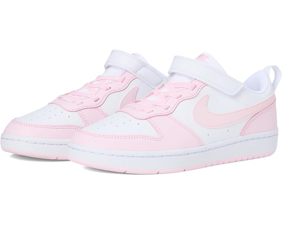 

Кроссовки Nike Kids Court Borough Low Recraft, цвет White/Pink Foam