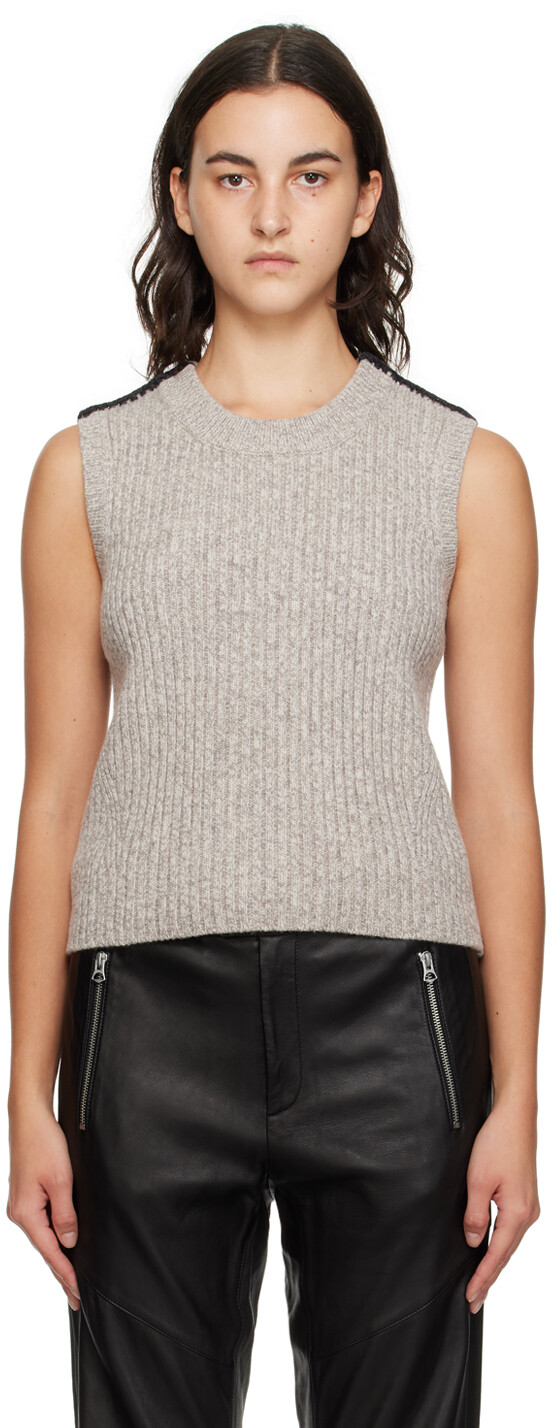 

Серо-коричневый жилет rag &bone Ingrid rag & bone