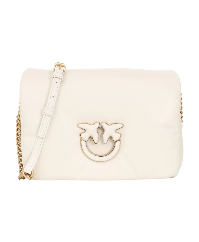 

Классическая сумка Love Bag с застежкой молнией Pinko, белый