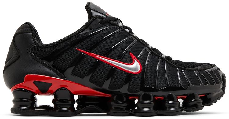 

Кроссовки Nike Shox TL 'Black University Red', черный