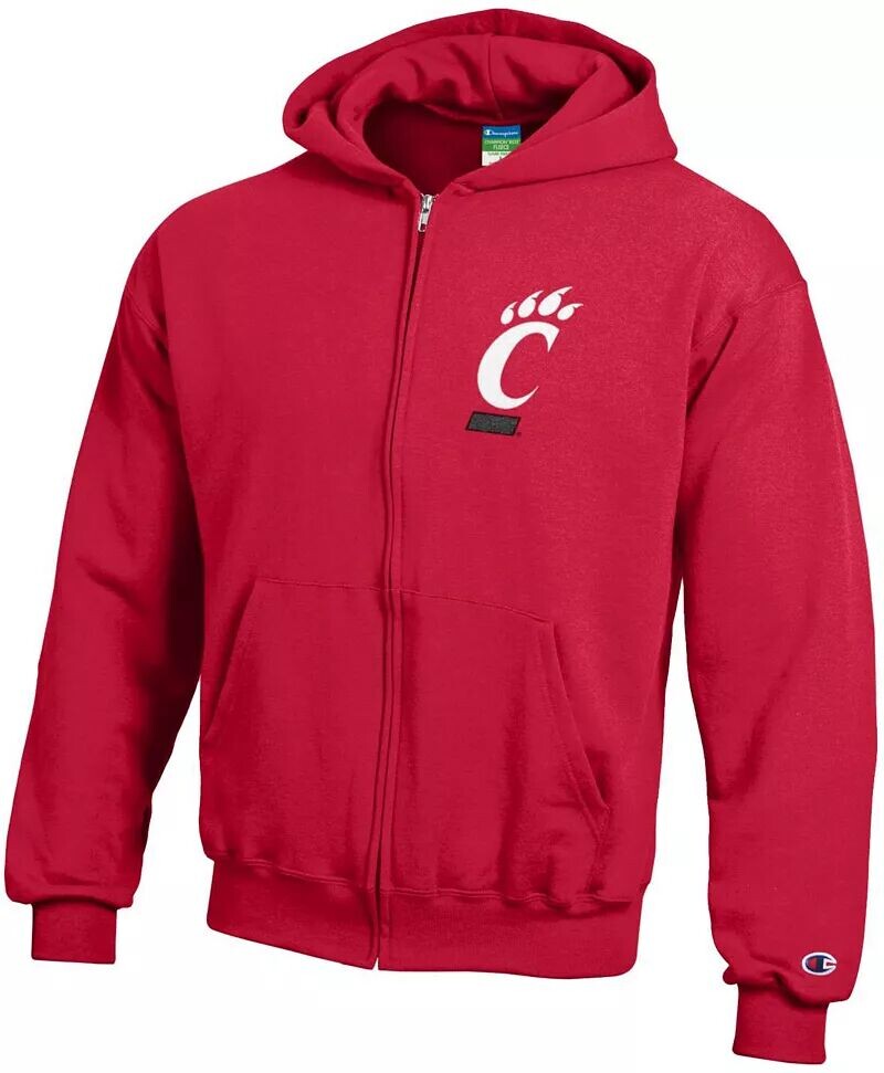 

Красная толстовка с молнией во всю длину Champion Youth Cincinnati Bearcats