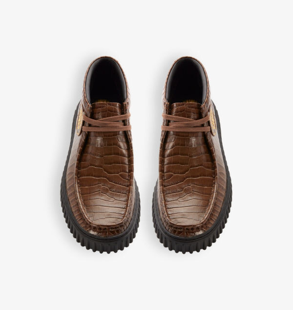 Ботильоны из кожи Martine rose x Clarks Torhill Clarks X Martine Rose, коричневый — фото 2
