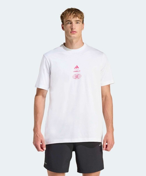 

Футболка с графическим принтом Adidas, белый