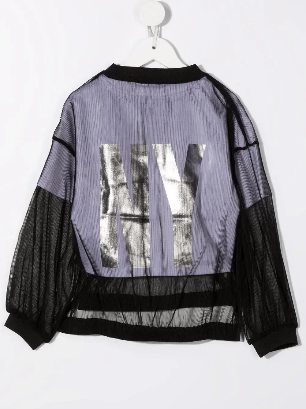 Футболка с многослойным логотипом Dkny Kids, черный — фото 2