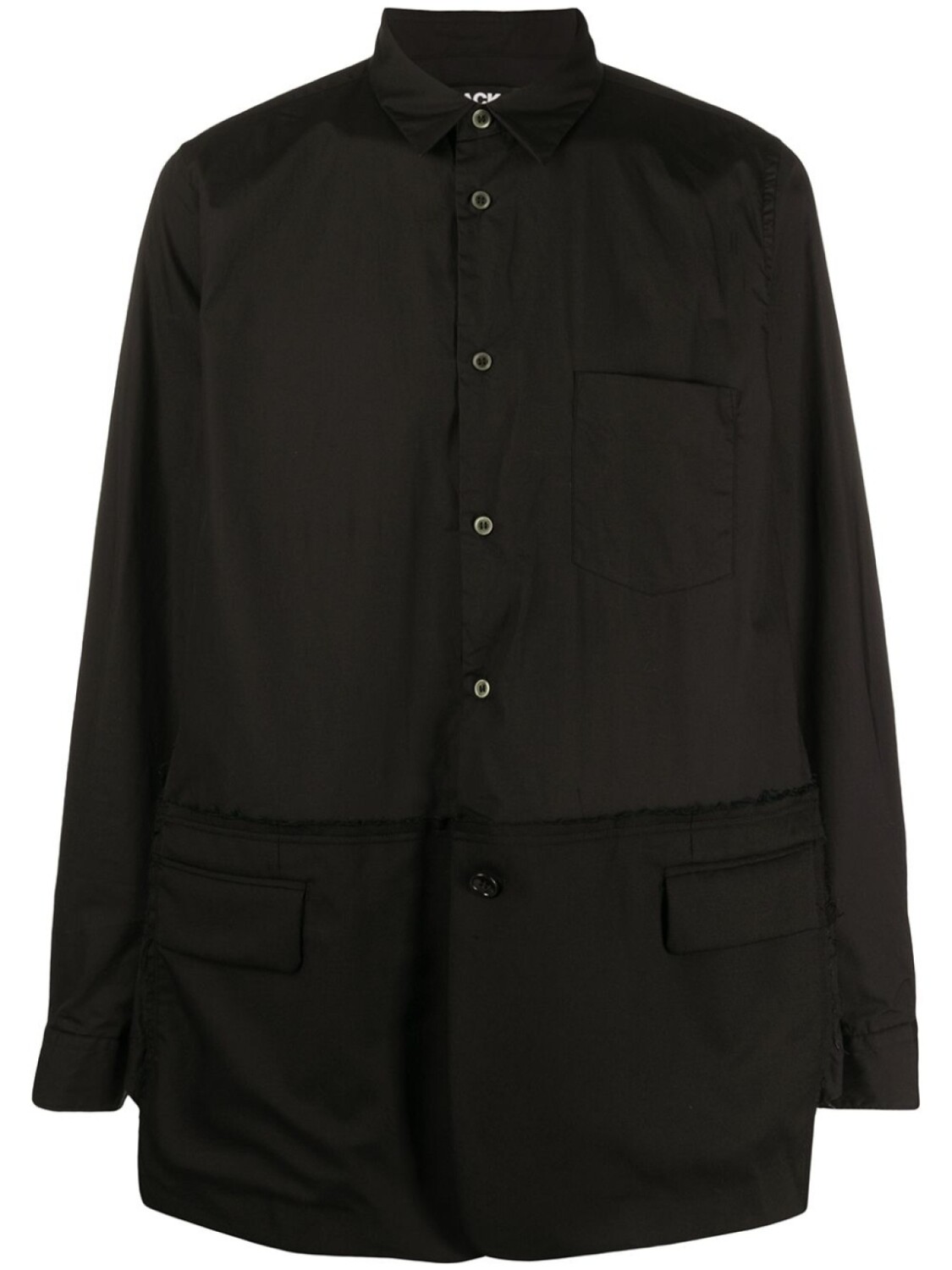 

Black Comme Des Garçons рубашка с длинными рукавами, черный