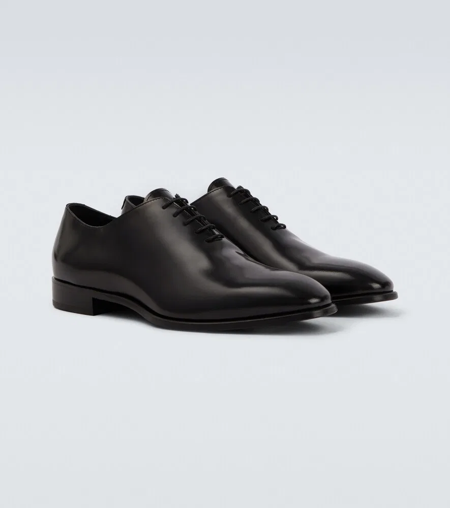 Кожаные оксфордские туфли Canali, черный