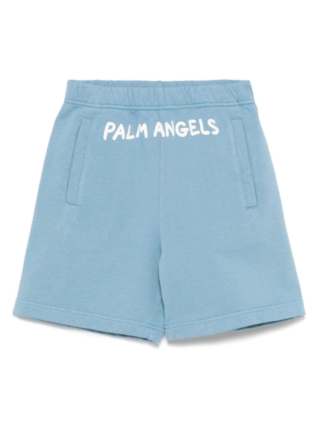 

Palm Angels Kids шорты с логотипом, синий