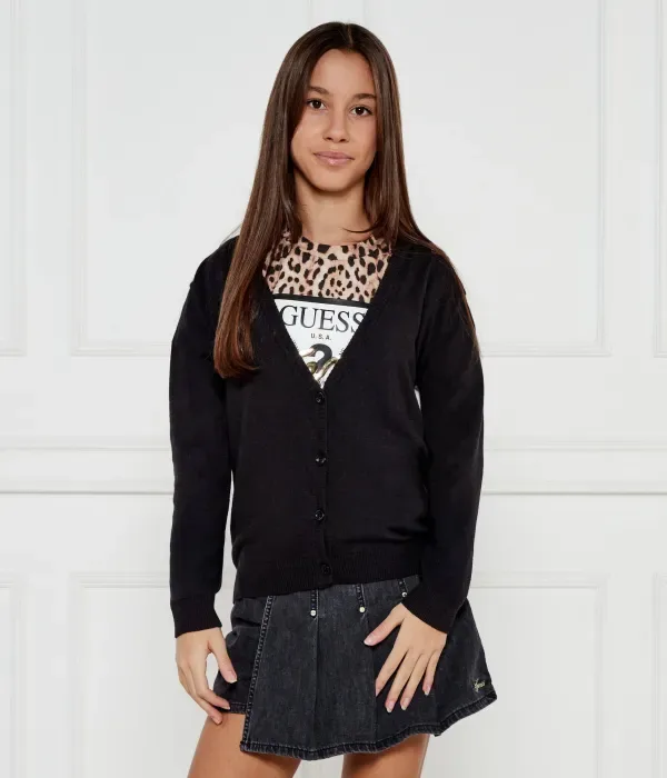 Кардиган slim fit Guess, черный