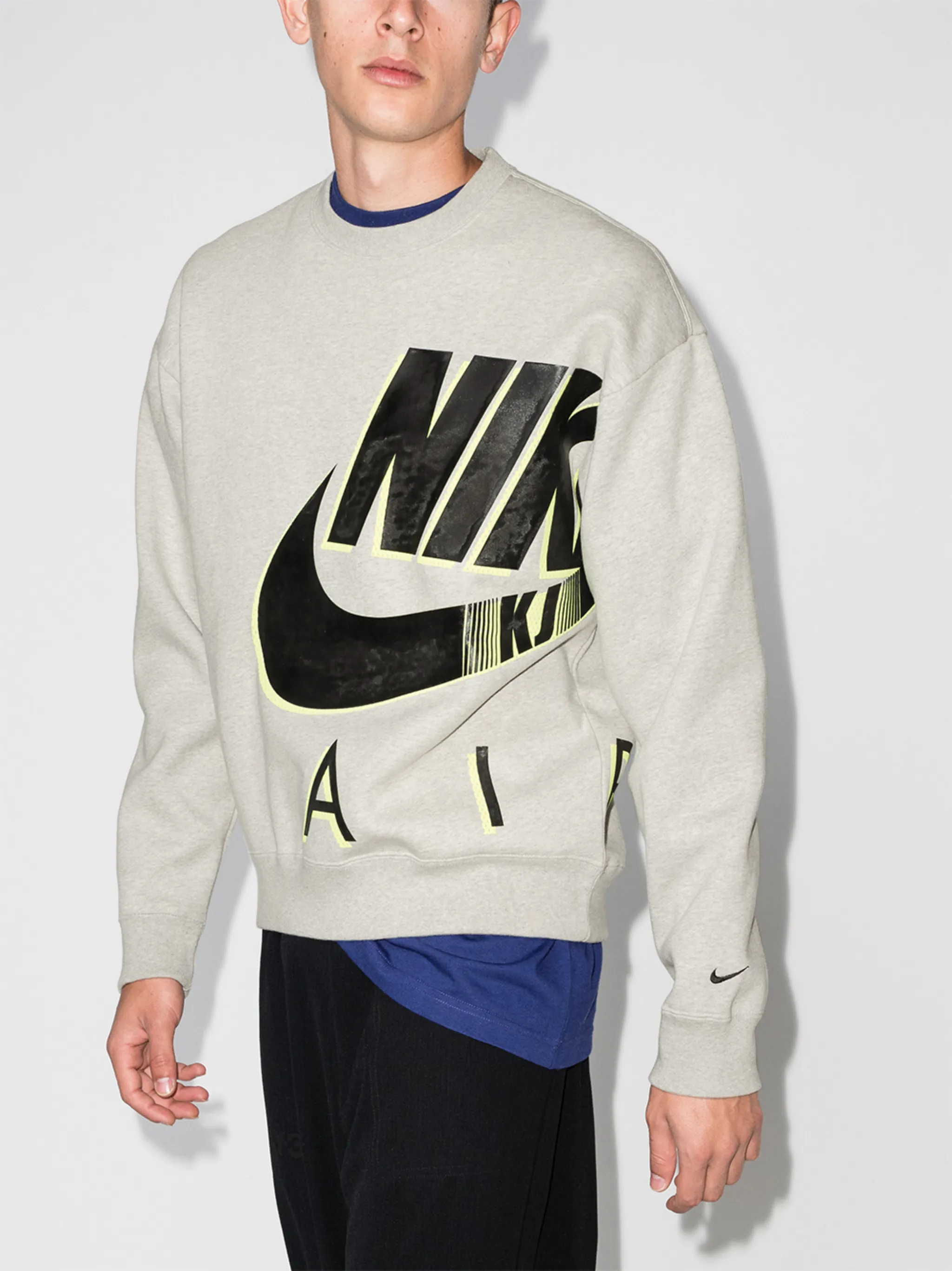 Толстовка NRG AM из коллаборации с Kim Jones Nike, серый — фото 2