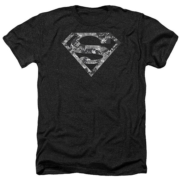 

Футболка Superman urban camo shield adult heather Licensed Character