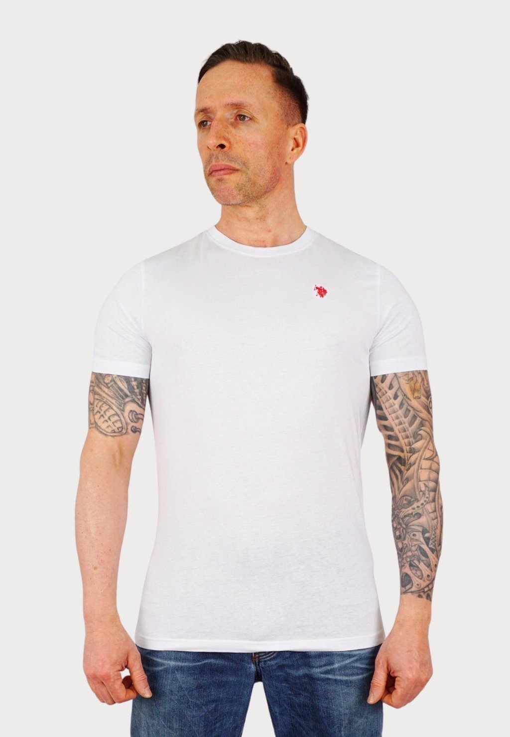 Базовая футболка 2 PACK SHORTSLEEVE R-NECK U.S. Polo Assn., белый — фото 2
