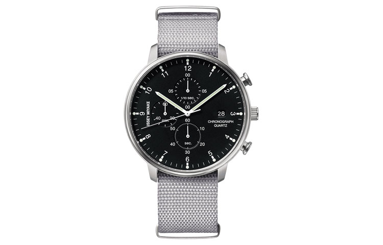 

ISSEY MIYAKE Часы Quartz Movement Nylon Strap Watch Unisex Black Dial