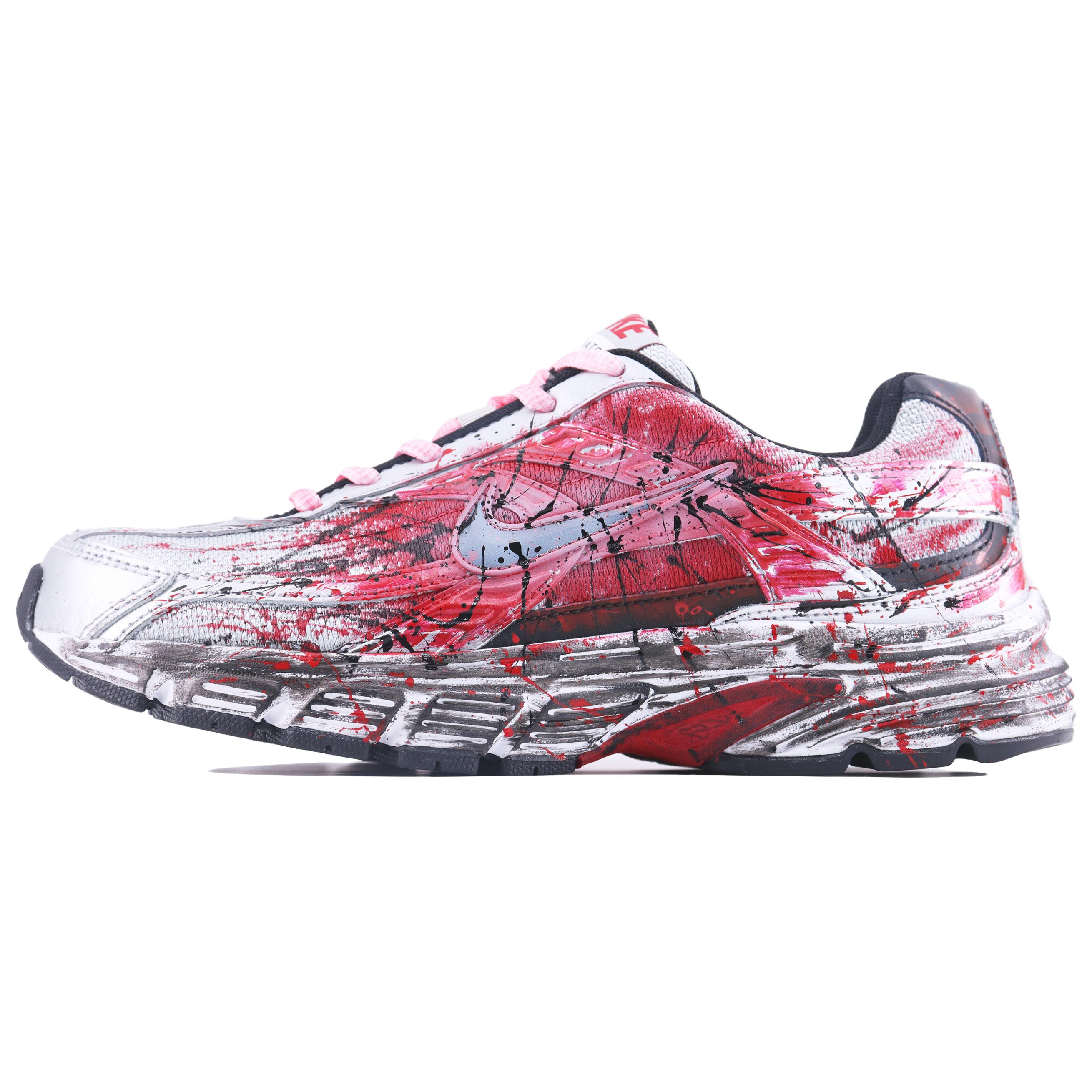 

Nike Кроссовки Initiator Low Top мужские, черные, красные, серебристые