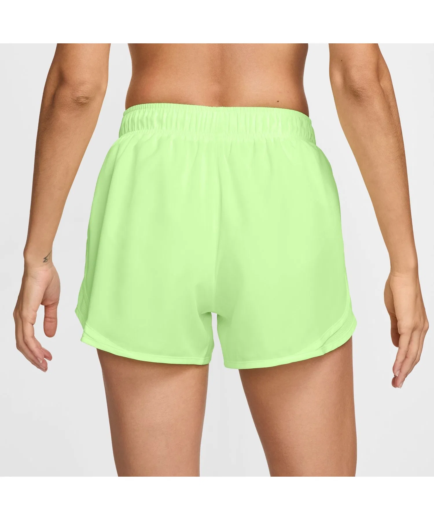 Женские шорты Nike TEMPO DF MR 3 жёлтые — фото 2
