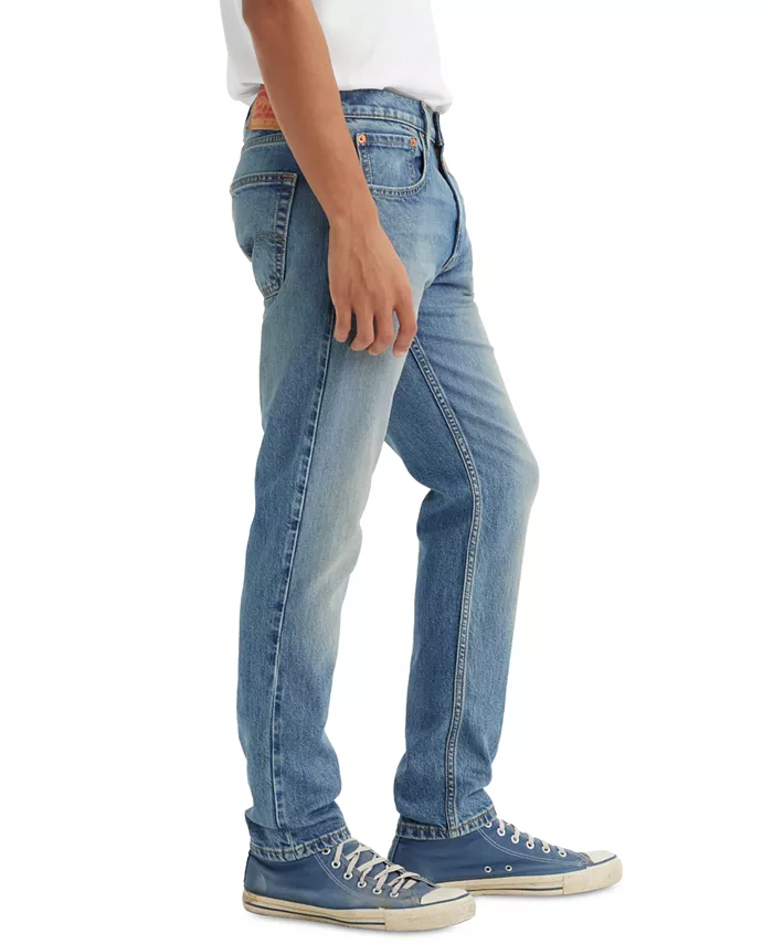 Мужские джинсы 512 Slim Taper Eco Performance Levi's, синий с потертостями — фото 3