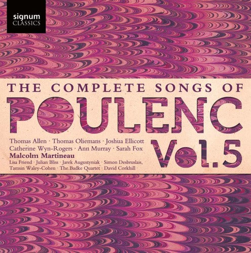 

CD диск Poulenc / Allen / Badke Quartet: Complete Songs of Francis Poulenc 5