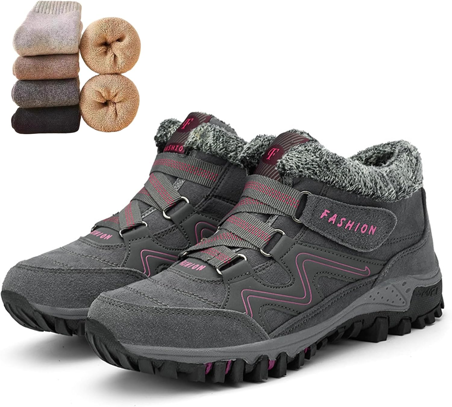 

Комфортные ортопедические ботинки, удобные ботинки, мужские и женские противоскользящие водонепроницаемые походные теплые ортопедические ботинки Generic, D