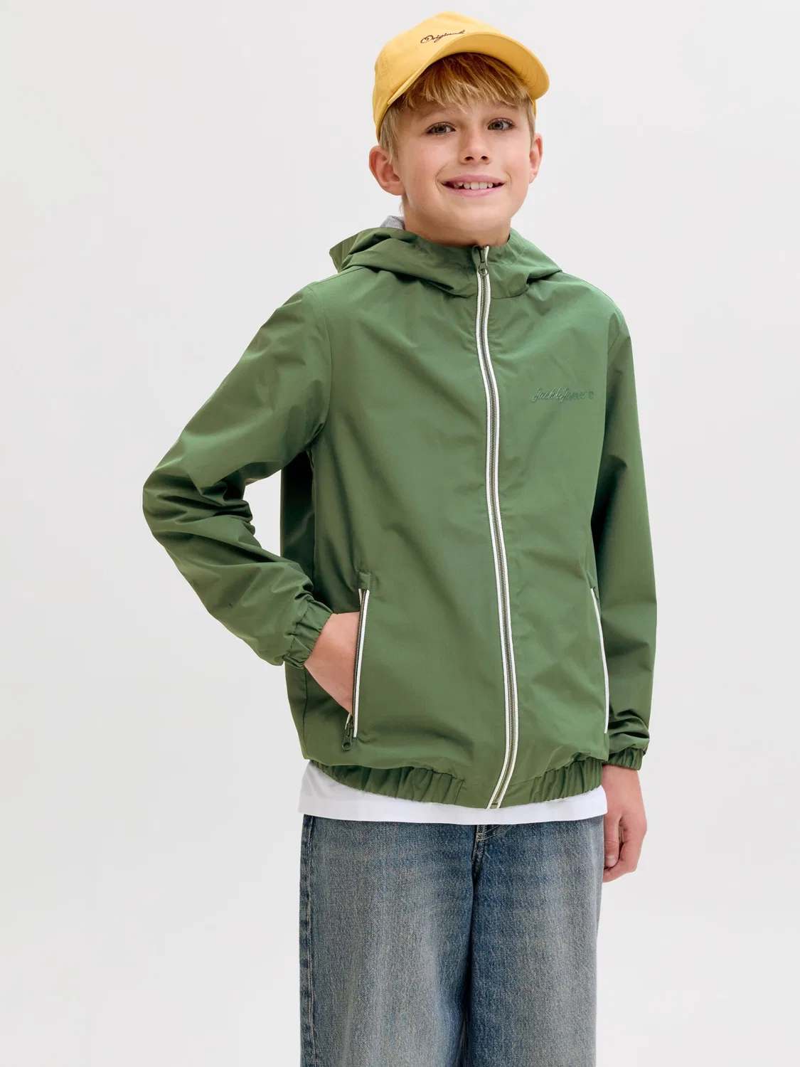 Куртка межсезонья Jack & Jones Junior, Green — фото 2