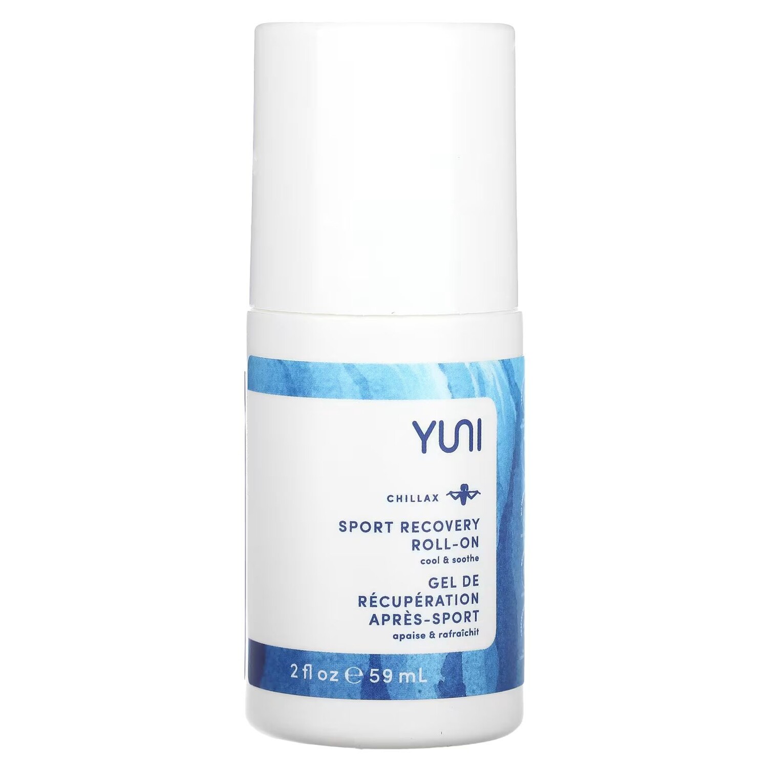 

Chillax, Шариковое спортивное восстановление, 2 жидких унции (59 мл) Yuni Beauty