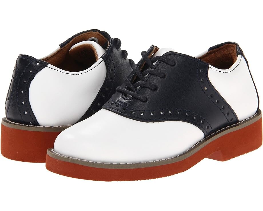 

Оксфорды School Issue Upper Class, цвет White/Navy Leather