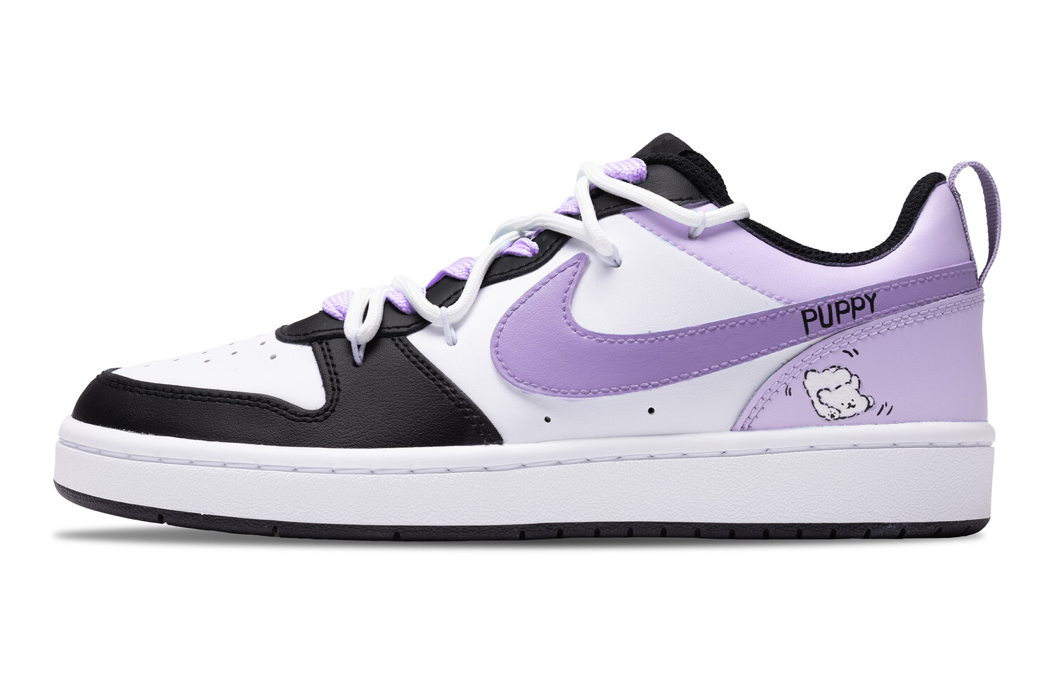 

Кроссовки Nike Court Borough Skateboarding Shoes Women's Low-top Purple, красный