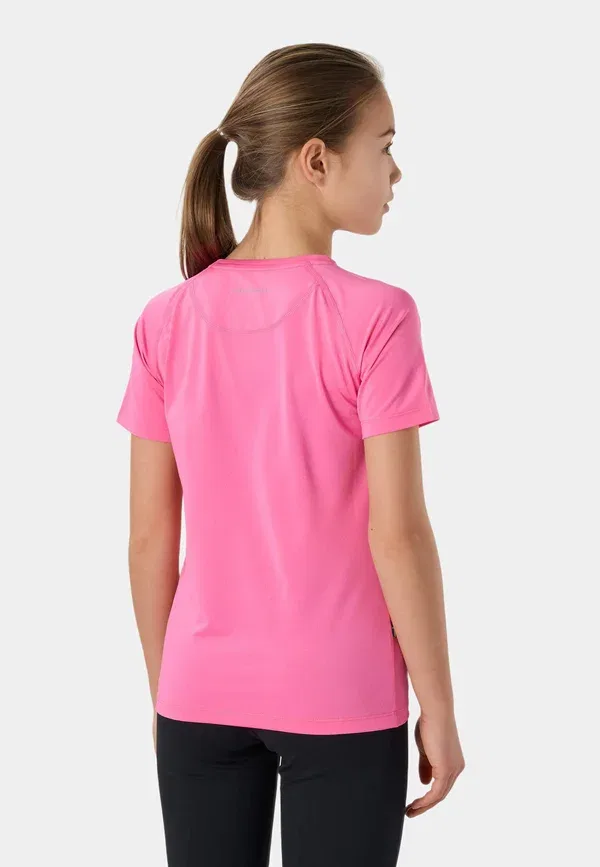 Футболка для тренировок Swedemount Core Training Tee G JR Basic T-Shirt, ярко-розовый — фото 3
