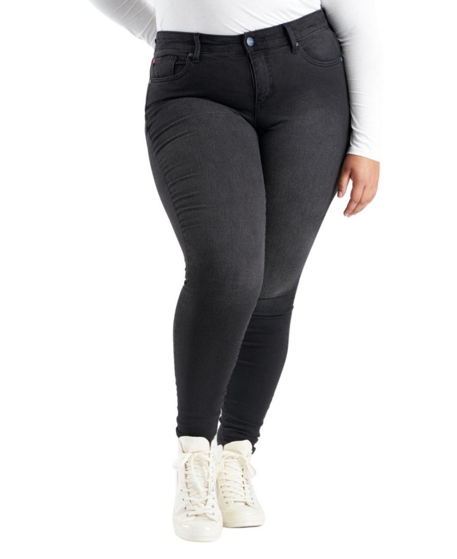 

Женские черные джинсы-скинни со средней посадкой, длина внутреннего шва 29 дюймов - Ballarie SLINK Jeans, Ballarie