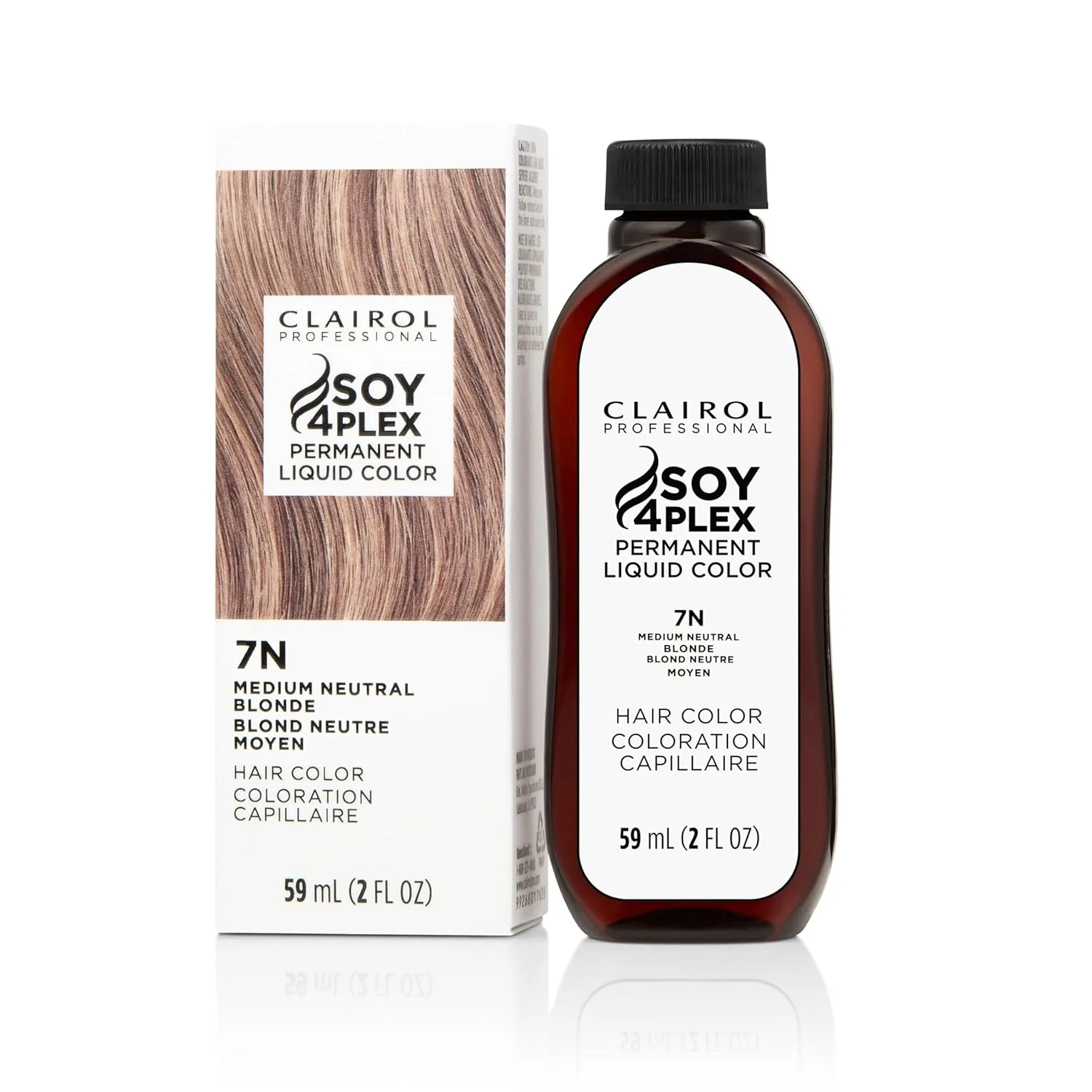 Стойкая краска для волос Clairol Professional Liquicolor для волос от средне-русого до нейтрально-русого оттенка со 100% закрашиванием седины | Упаковка может отличаться, 7n Med Neutral Blonde