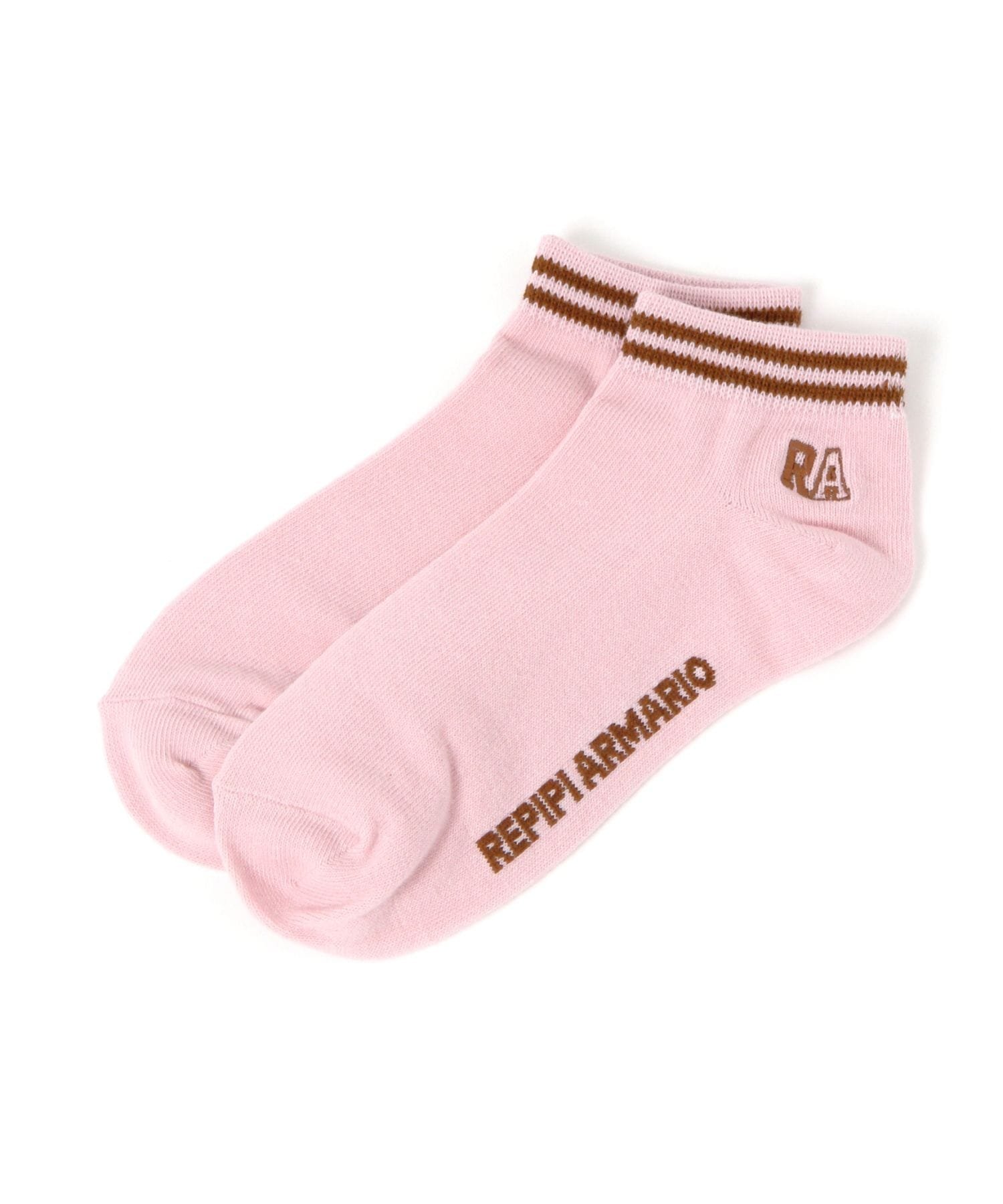 Носки RA Logo Double Line Repipi armario, Pink 22