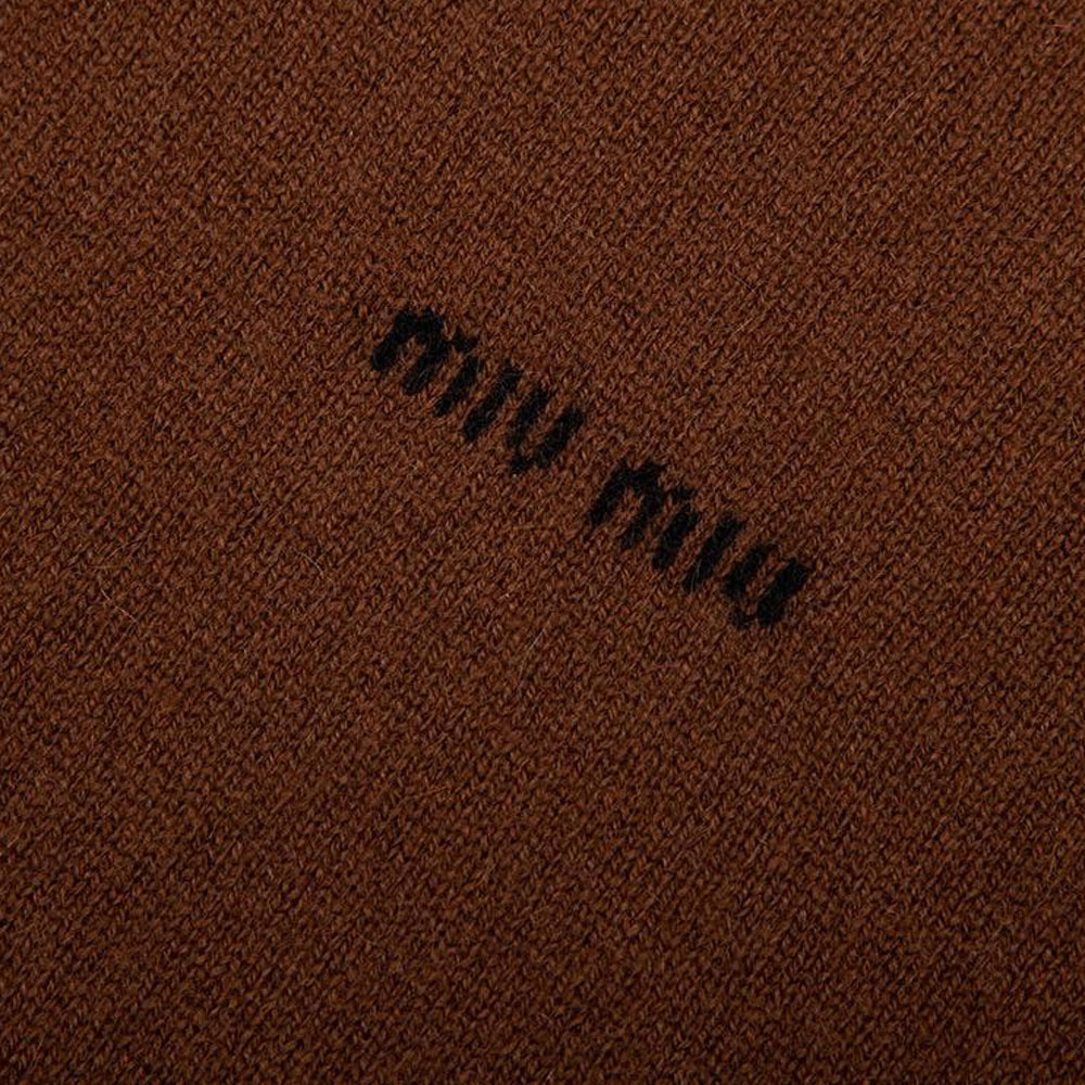Кашемировый свитер Women's Tobacco MIU MIU, Tobacco — фото 4