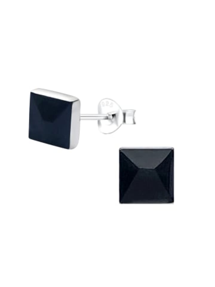 

Alexander York Квадратные черные серьги-гвоздики, 7 мм, из серебра 925 пробы