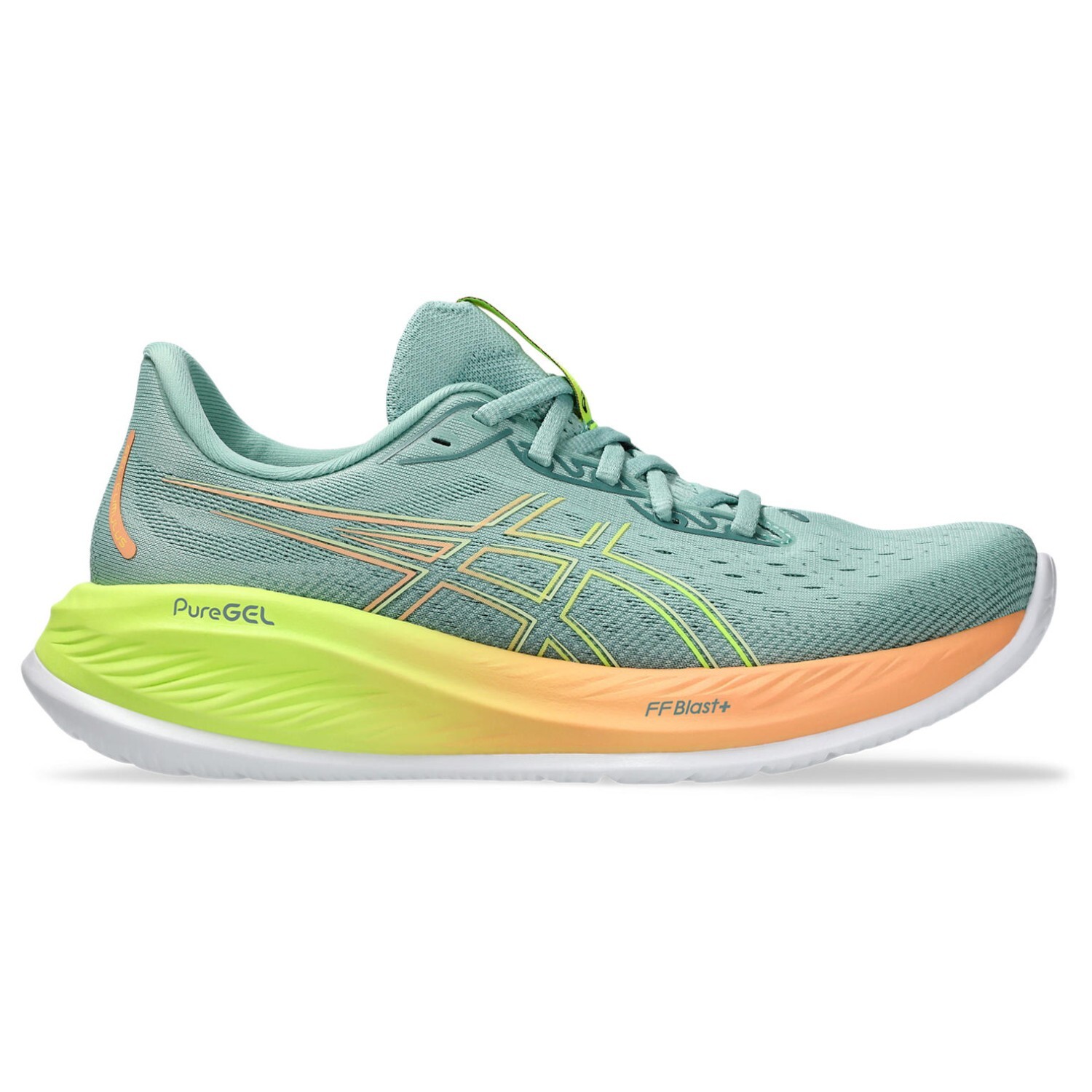 

Кроссовки Asics Gel-Cumulus 26 Paris, цвет Light Celadon/Safety Yellow
