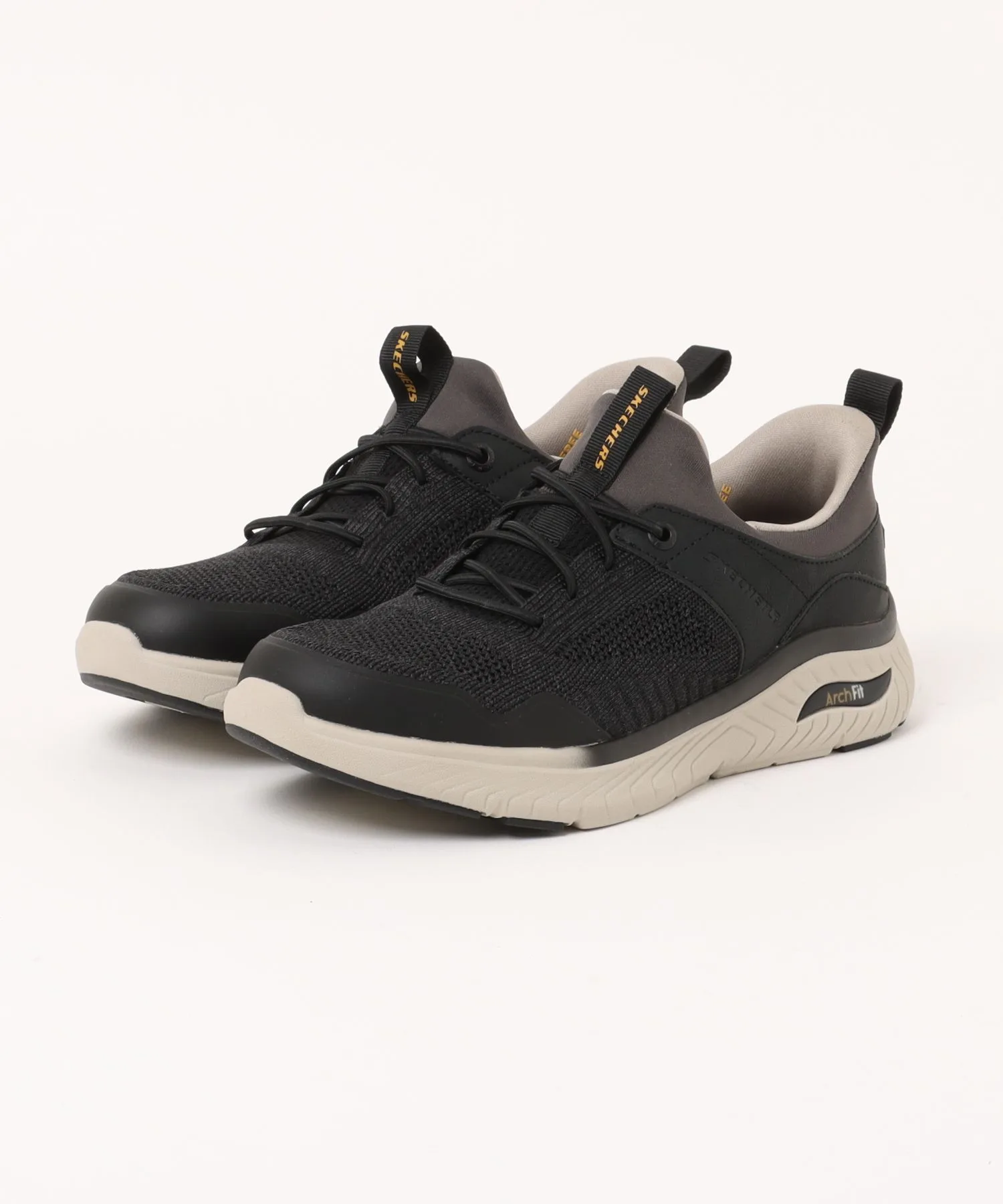 Мужские кроссовки SKECHERS ARCH FIT CROSSER EMERIC чёрные