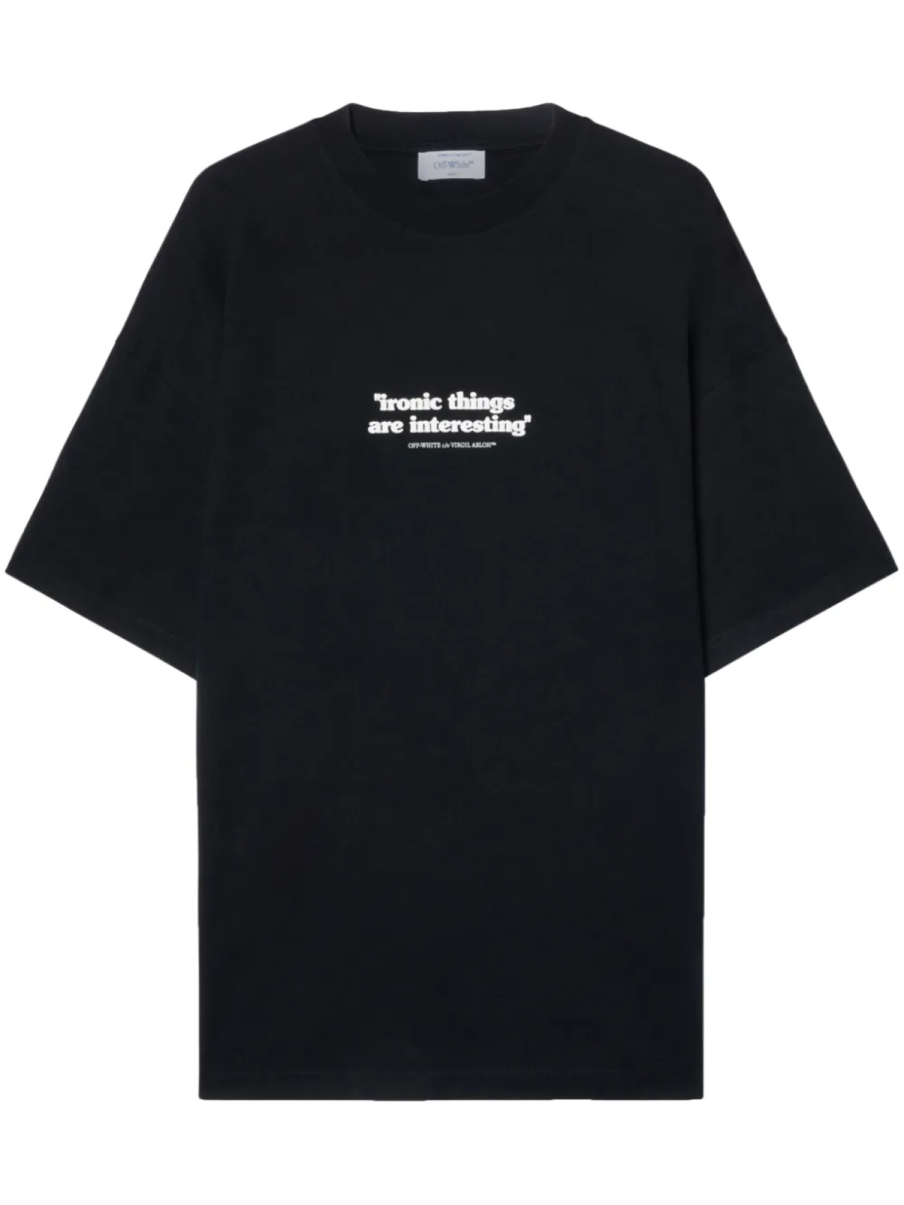 

Off-White футболка Ironic с принтом, черный