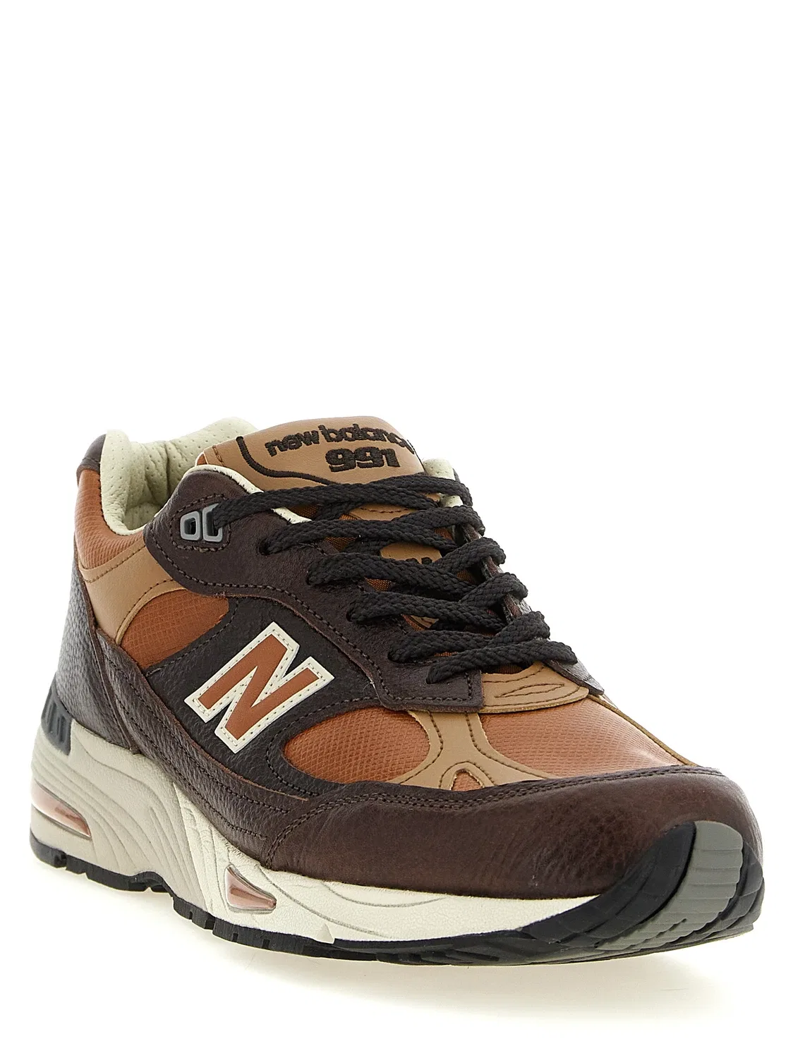 Кроссовки «Сделано в Великобритании 991v1» NEW BALANCE, коричневый — фото 2