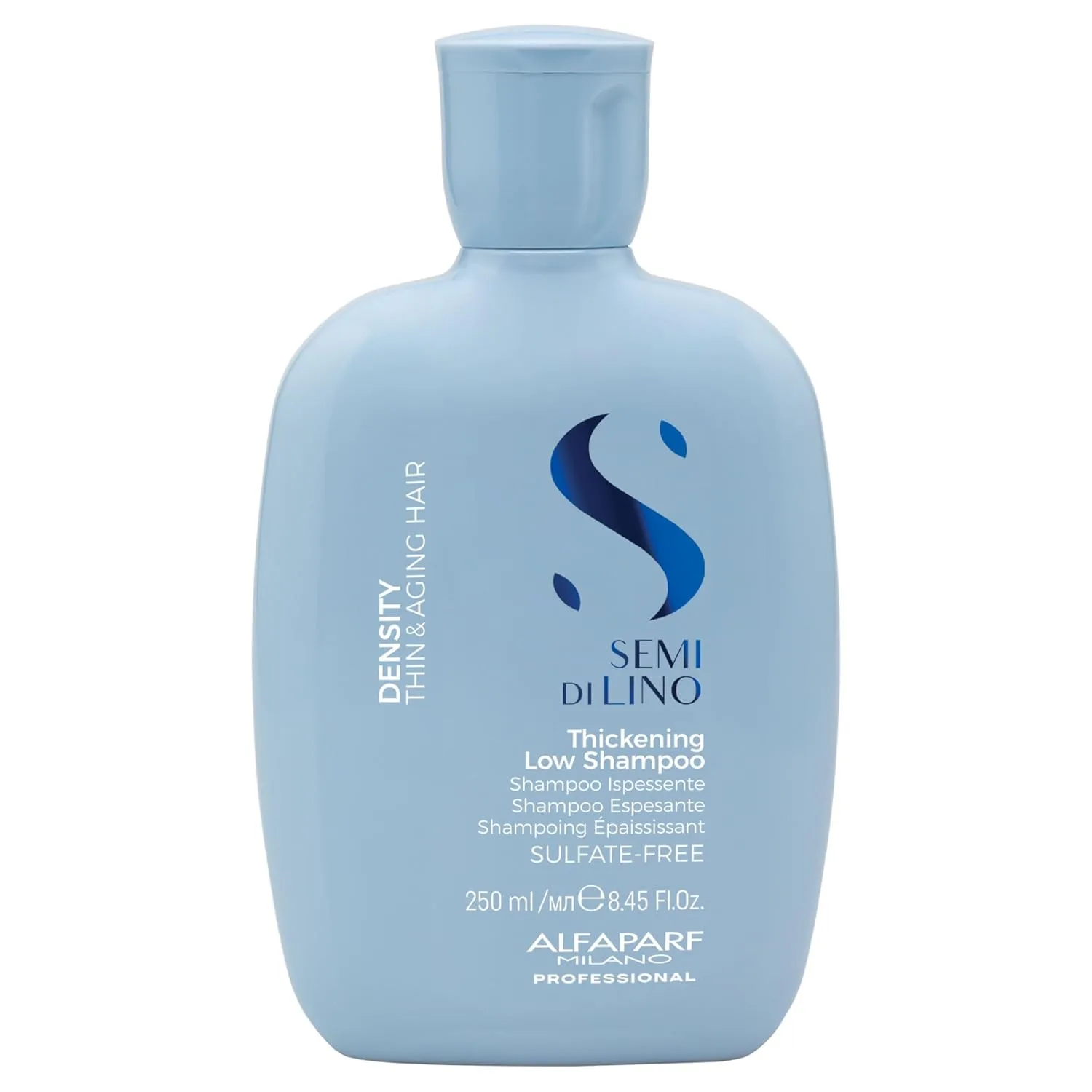 ALFAPARF MILANO Semi di Lino Density Thickening Shampoo - пептиды и аминокислоты - для тонких и редких волос - без сульфатов - придает объем и густоту 250 мл (.)