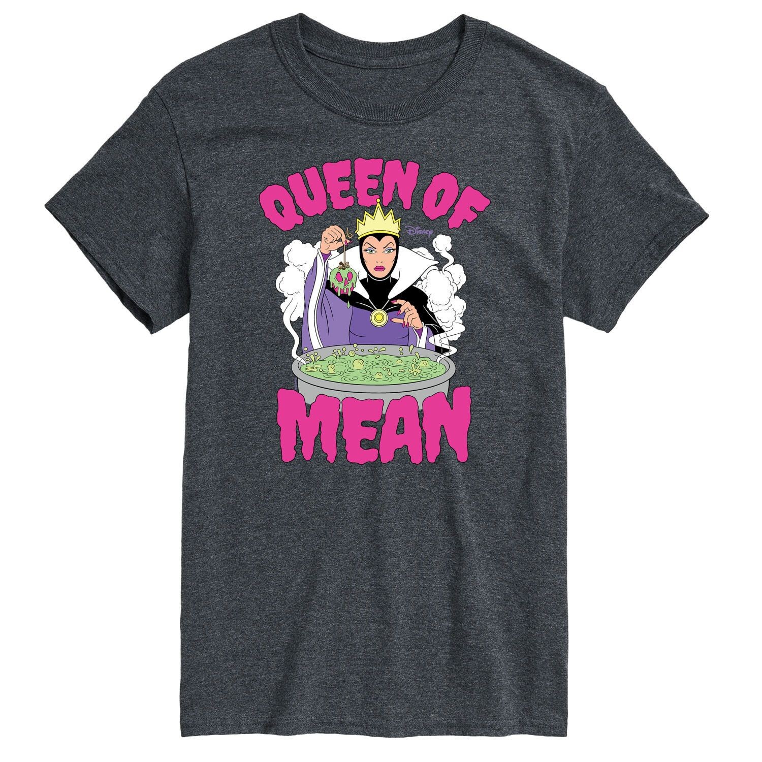 

Футболка с рисунком Злодеи Диснея Big & Tall Queen Of Mean License, серый