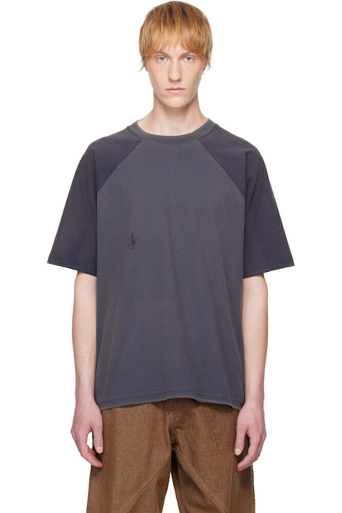 

Футболка свободного кроя Navy Garment Dye JW Anderson