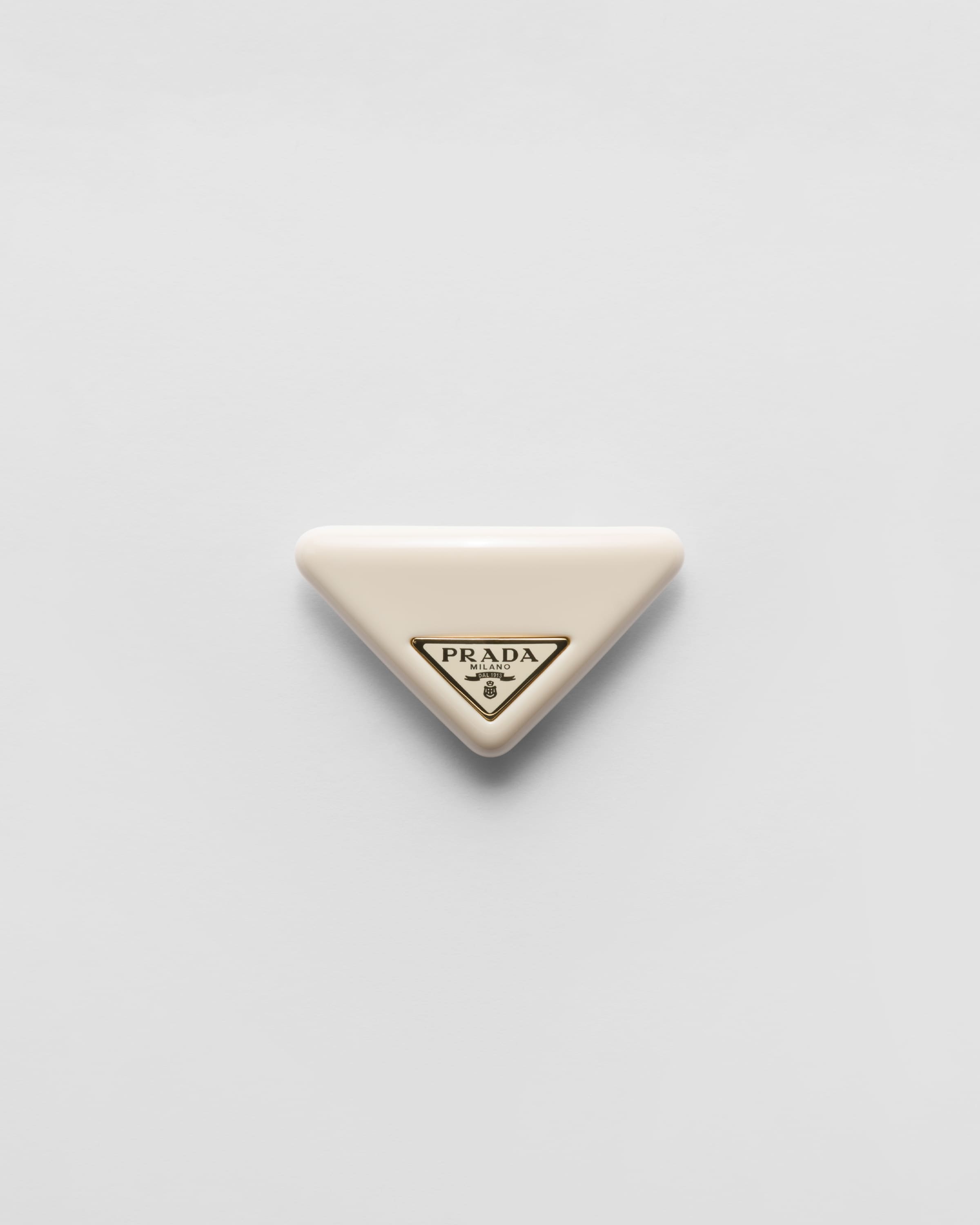 

Заколка для волос из плексигласа Prada, белый