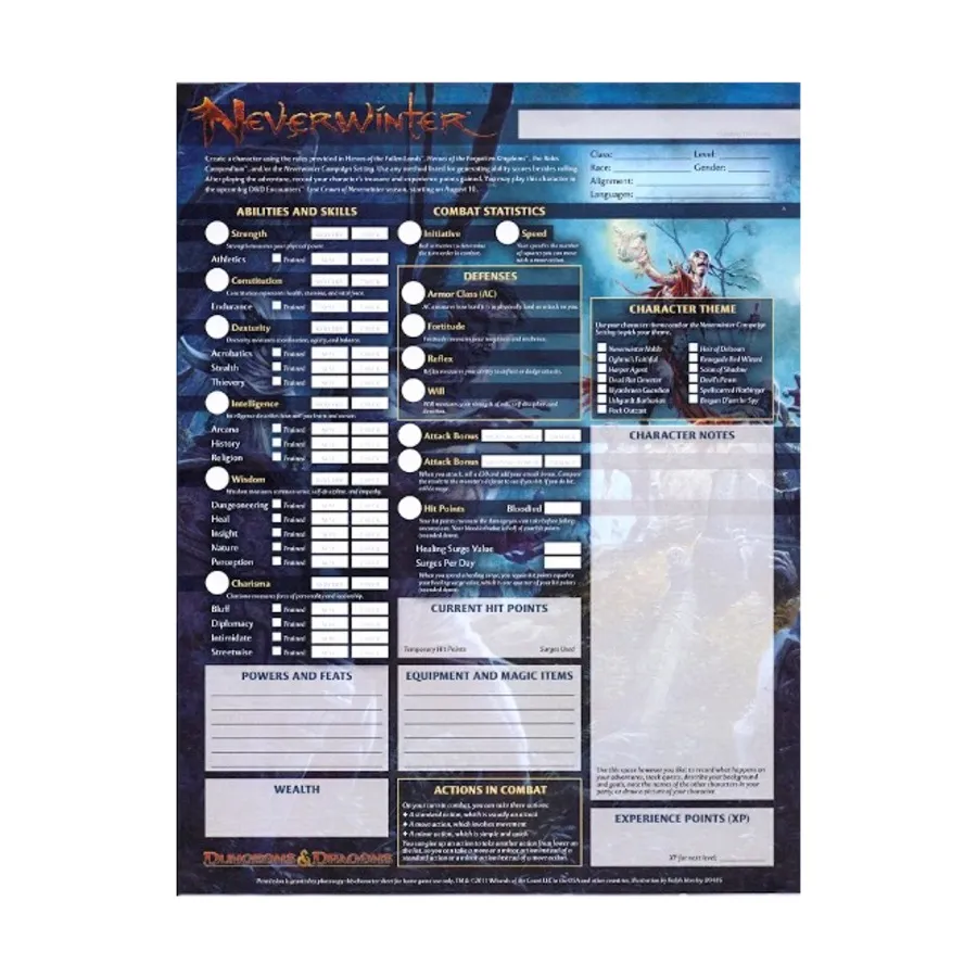

Набор игрока Neverwinter, Dungeons & Dragons (4th Edition) - D&D Encounters, Worldwide Gameday, & Other Promotional Items