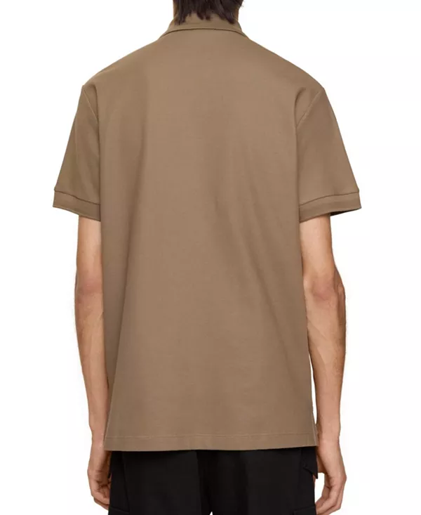 Рубашка поло Burberry Cotton, коричневый — фото 2