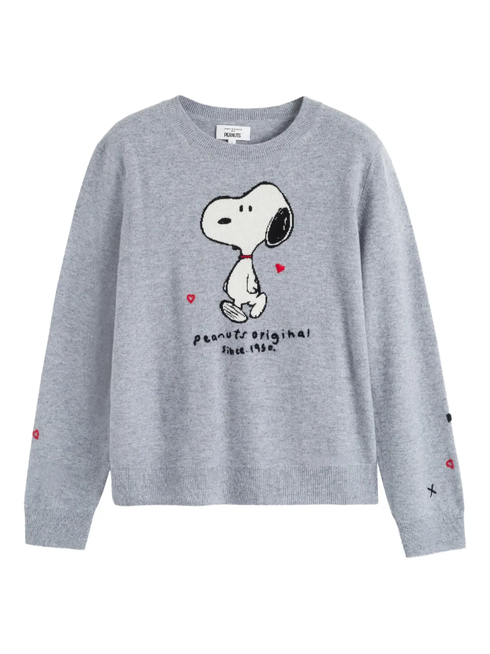 

Свитер с декором Snoopy из коллаборации с Peanuts Chinti & Parker, серый