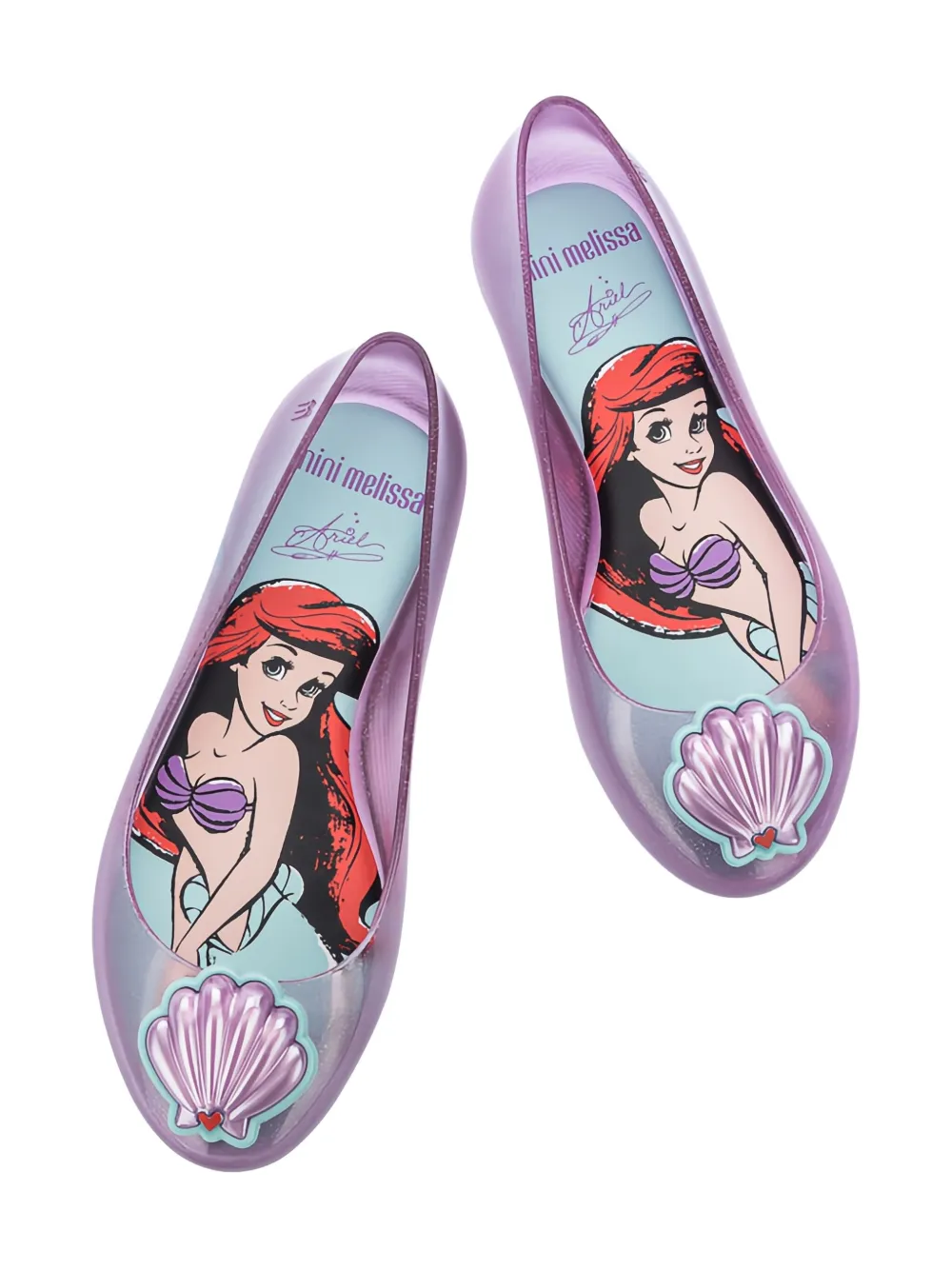 Балетки X Disney Sweet Love Princess Mini Melissa, фиолетовый — фото 4