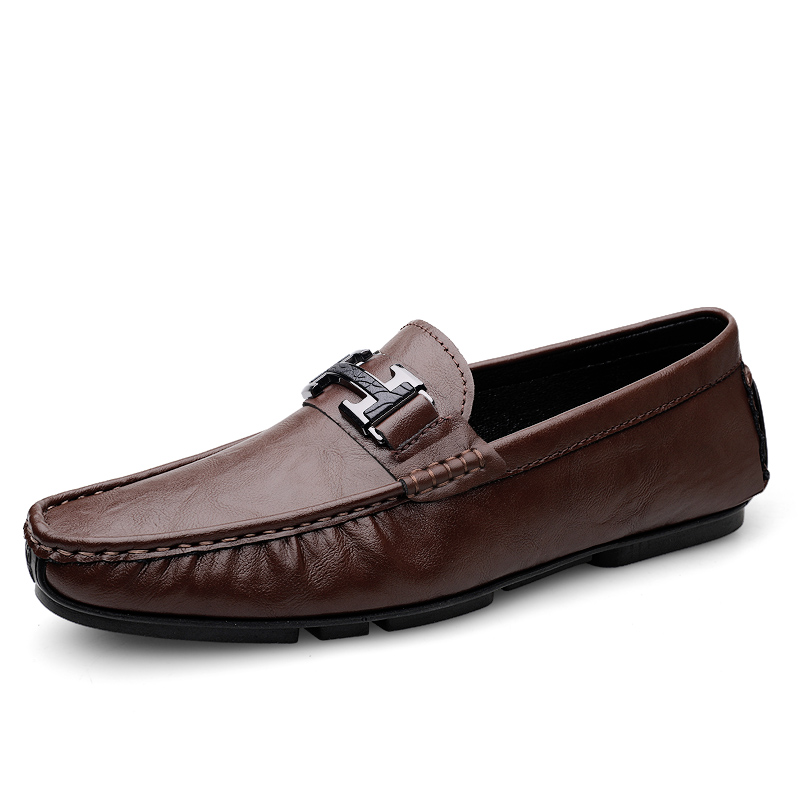 

KUPE Мужские повседневные туфли мужские низкие топы коричневые, цвет Brown